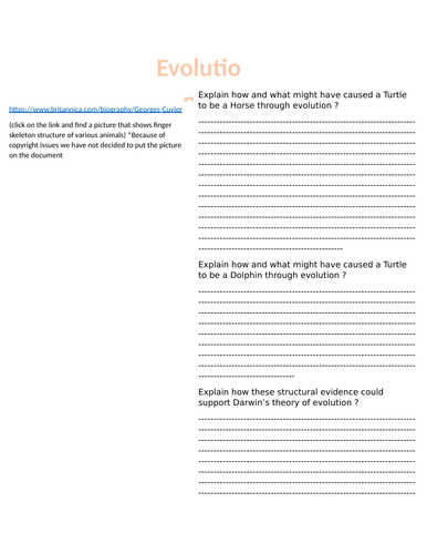 Evolution and Speciation buddle pack