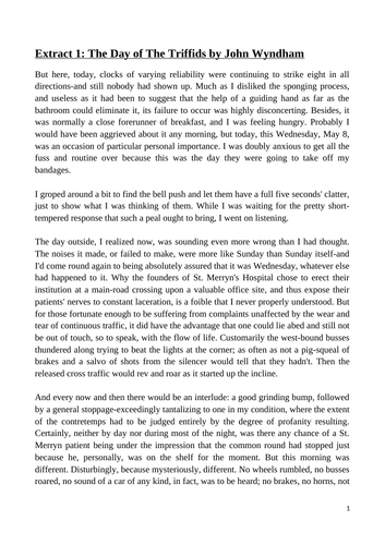 KS3 Dystopian Fiction SOW