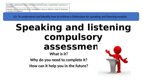 AQA GCSE Speaking and Listening SOW