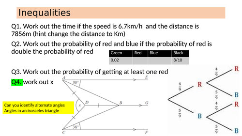 solving inequalities