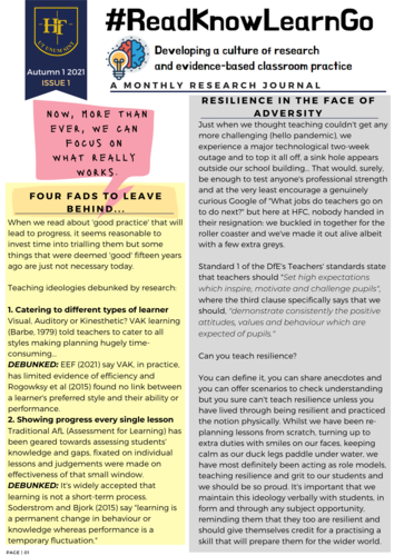 Teaching and Learning Newsletter Journal BUNDLE Models CPD