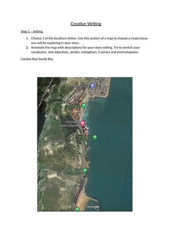 Local area creative writing