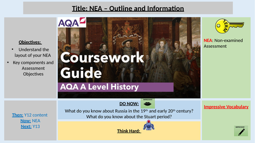 AQA History NEA Lesson 1