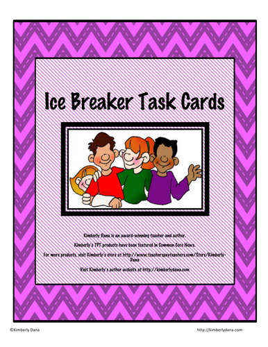 Ice Breaker Task Cards