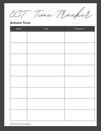 Autumn ECT Time Tracker