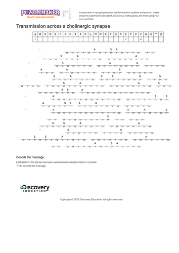 Synaptic Transmission Puzzle