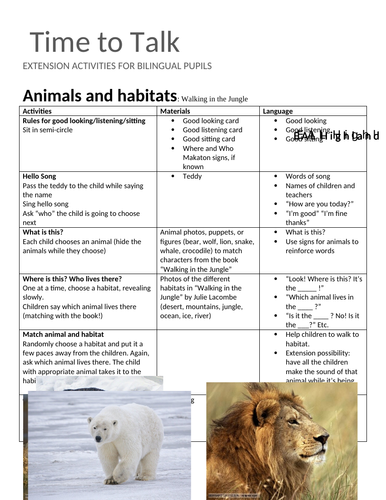 Time to Talk EAL Intervention