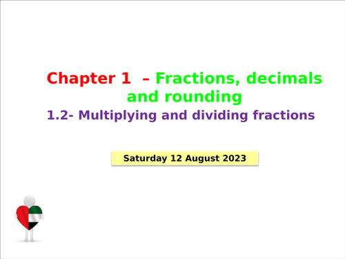 Multiplying & dividing fractions