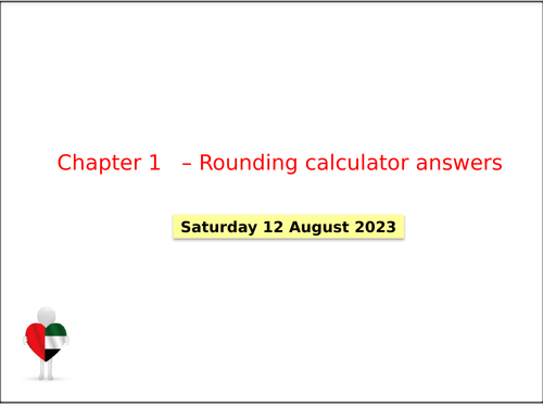 Rounding calculator answers