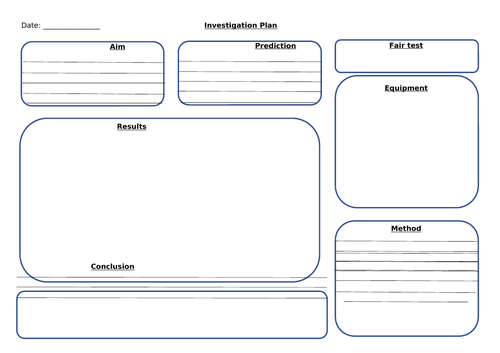 Investigation Plan KS1