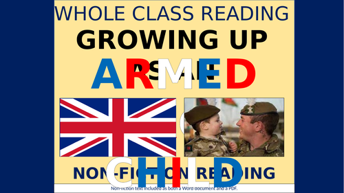 Growing up as an Armed Forces Child - Reading Comprehension Lesson!