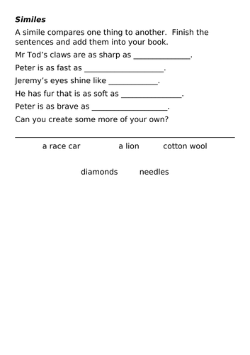 Similes