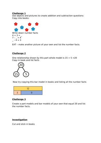 Fact families