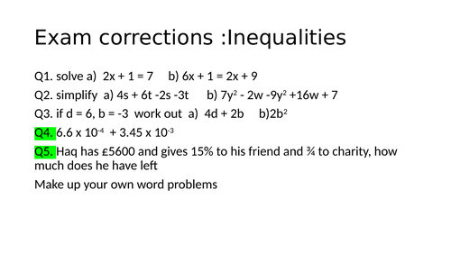 inequalities