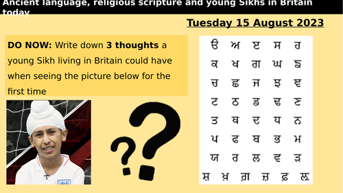 Ancient language, religious scripture and young Sikhs in Britain today