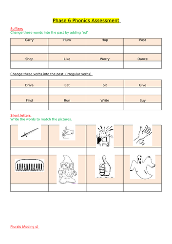 Phase 6 assessment- Year 2