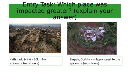 Nepal Earthquake - Effects