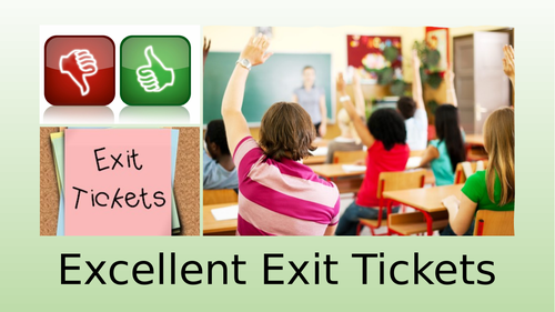100 Exit Tickets PowerPoint