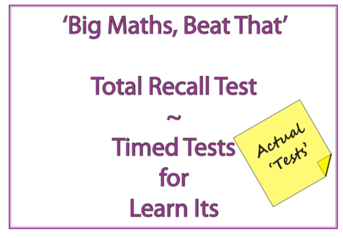 Big Maths, Beat That (Year 1-Year 6)