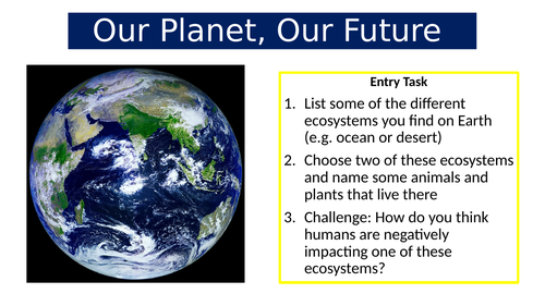 Full Module - Our planet KS3