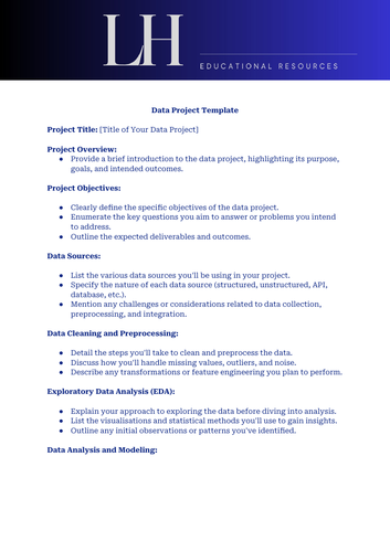 Data Project Template