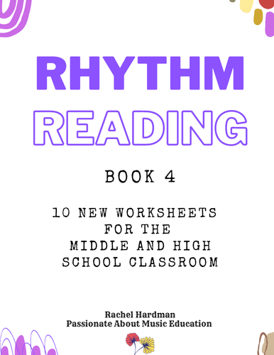 Book 4 Teacher Guide - Rhythm Reading exercises for KS3 & KS4 music