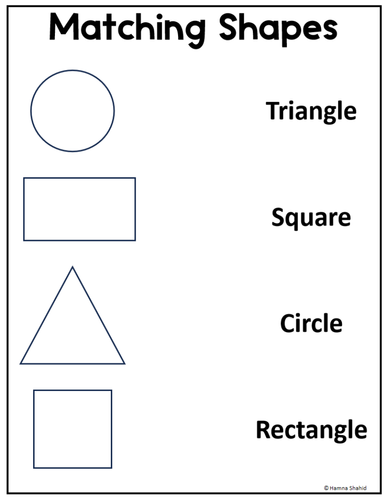 Shapes Worksheets