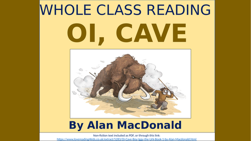 Oi, Cave Boy - Whole Class Reading Session!