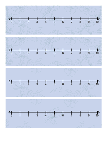 Number lines