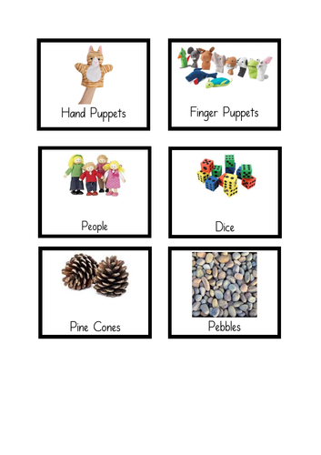 Classroom Resources Picture Labels Small World and Construction