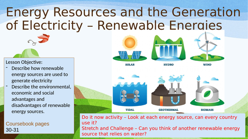 Energy Resources and the Generation of Electricity - Environmental Management
