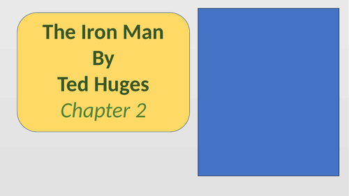 The Iron Man Whole class guided reading