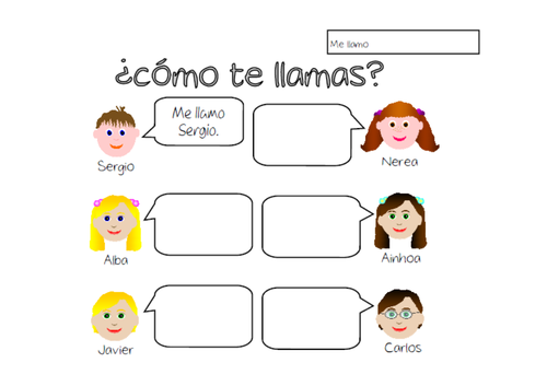 ?Cómo te llamas? ?Cuál es tu nombre? ?Quien es?