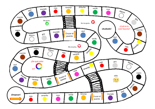 Los Colores Gameboard