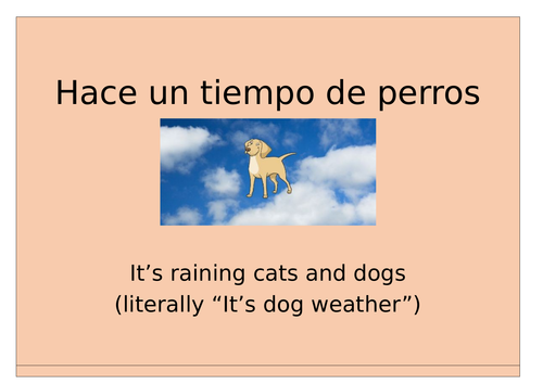 Spanish idioms posters