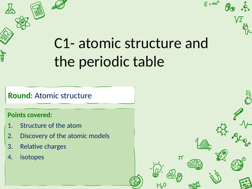 GSCE AQA chemistry revision c1-c6