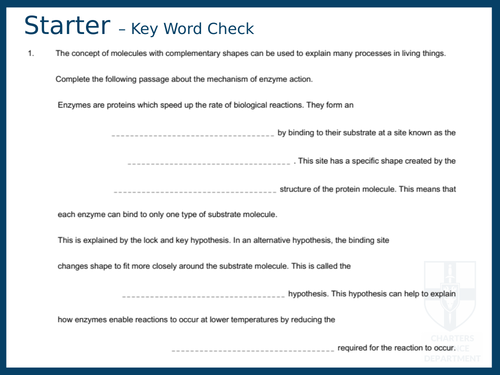 Immobilising Enzymes