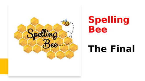 Spelling Bee - Four Rounds