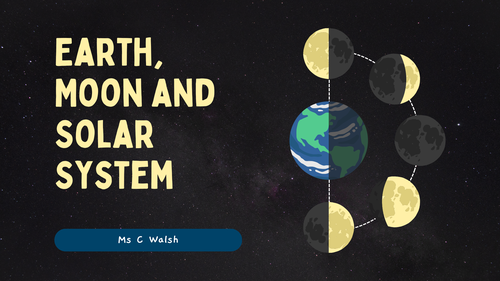 Earth moon and solar system powerpoint and pdf