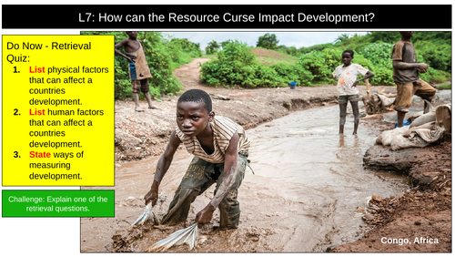 Development Resource Curse