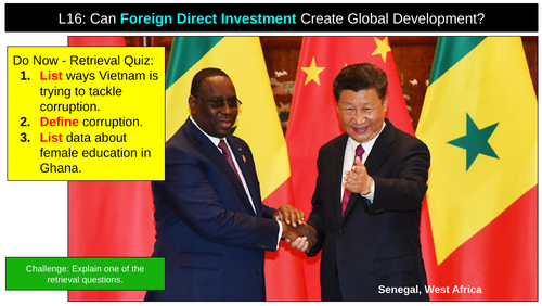 Development Foreign Direct Investment