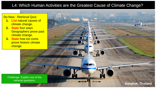 Climate Change Human Causes | Teaching Resources