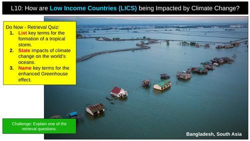 Climate Change Developing LICs Bangladesh | Teaching Resources