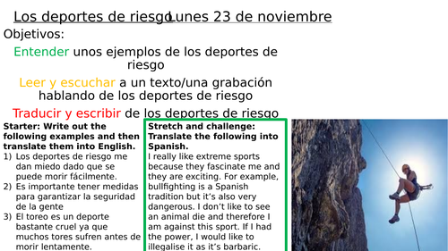 Comparatives and superlatives.