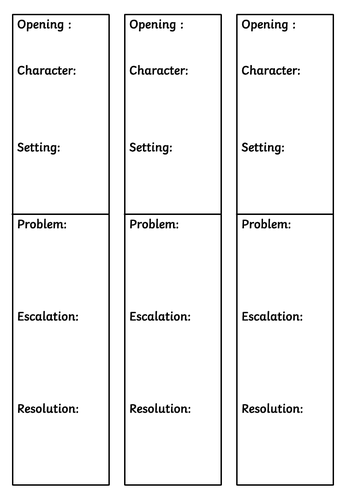 Narrative Plan Bookmark