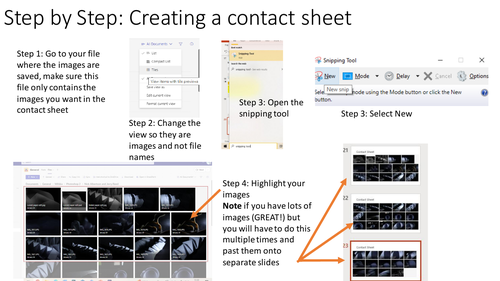 Step by Step: How to create a Contact Sheet