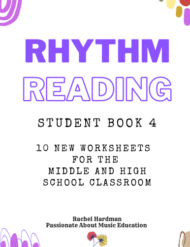 Rhythm Reading Book 4 Student Guide - for secondary school music classes