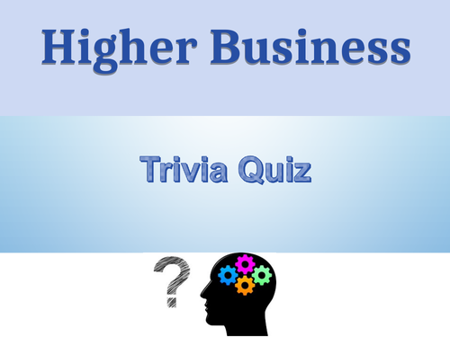 Introduction to Business Quiz