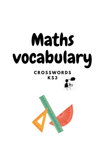 Mathematics vocabulary - Crosswords_KS3