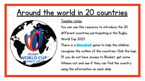Rugby World Cup 2023: Around the World in 20 Countries